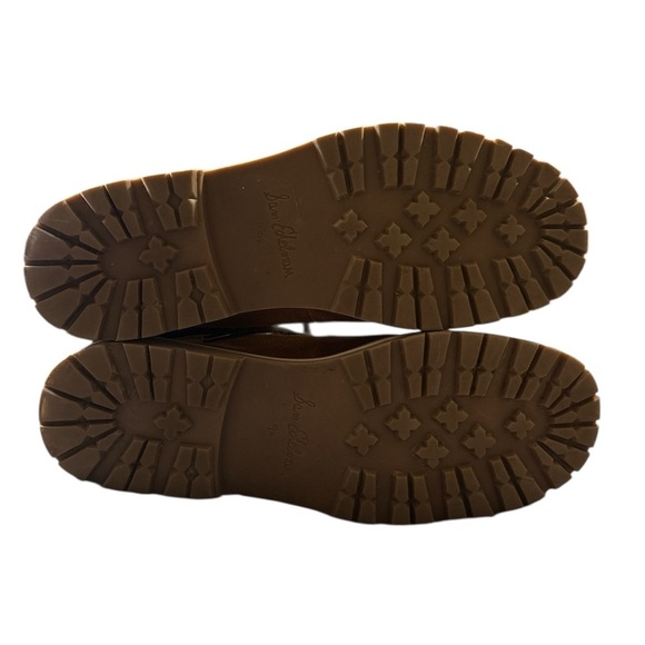 Sam Edelman Bowen Brown Suede Faux Fur Lace Up Boots in Luggage Brown Sz. 9.5 - Picture 13 of 16